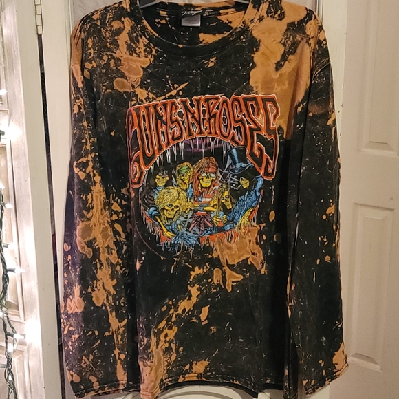 Reclaimed Vintage Tops - Reclaimed Vintage Soft T-Shirt GunsNRoses